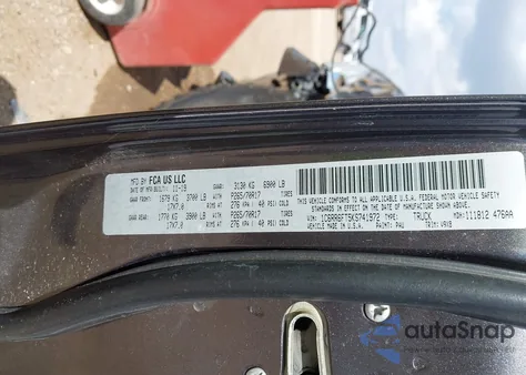 2019 Ram 1500 Classic Tradesman 4X2 6'4 Box из США, поврежденный, VIN 1C6RR6FT5KS741972